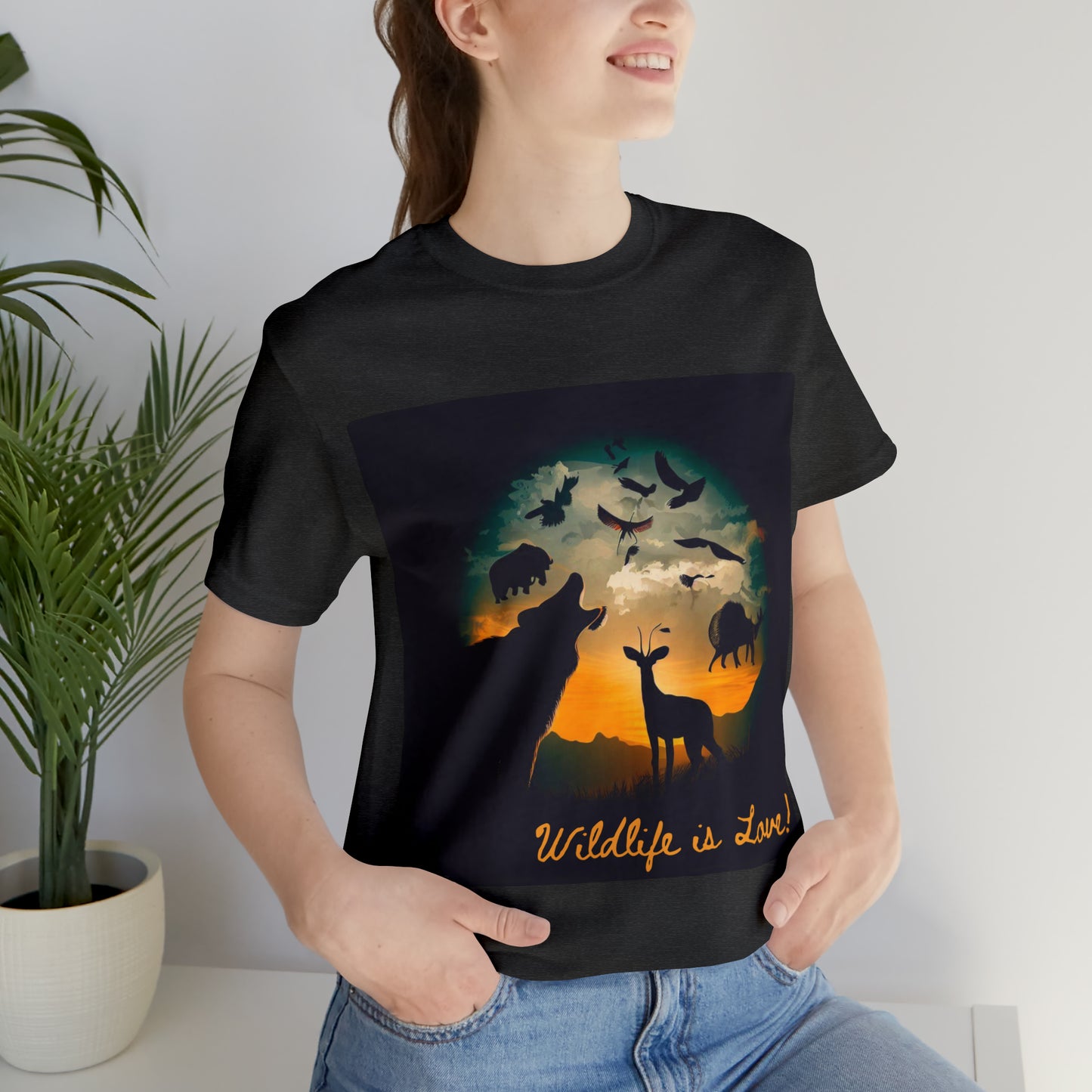 Nature's Companions: Wildlife Lover Unisex Tee | Creature Enthusiast T-Shirts