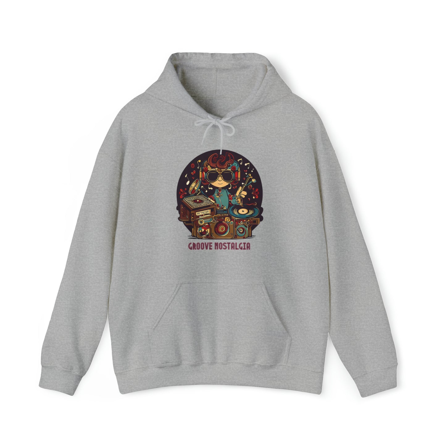 Groove Nostalgia: Vintage Vinyl Lover Unisex Hoodie | Retro Rhythms Hoodies