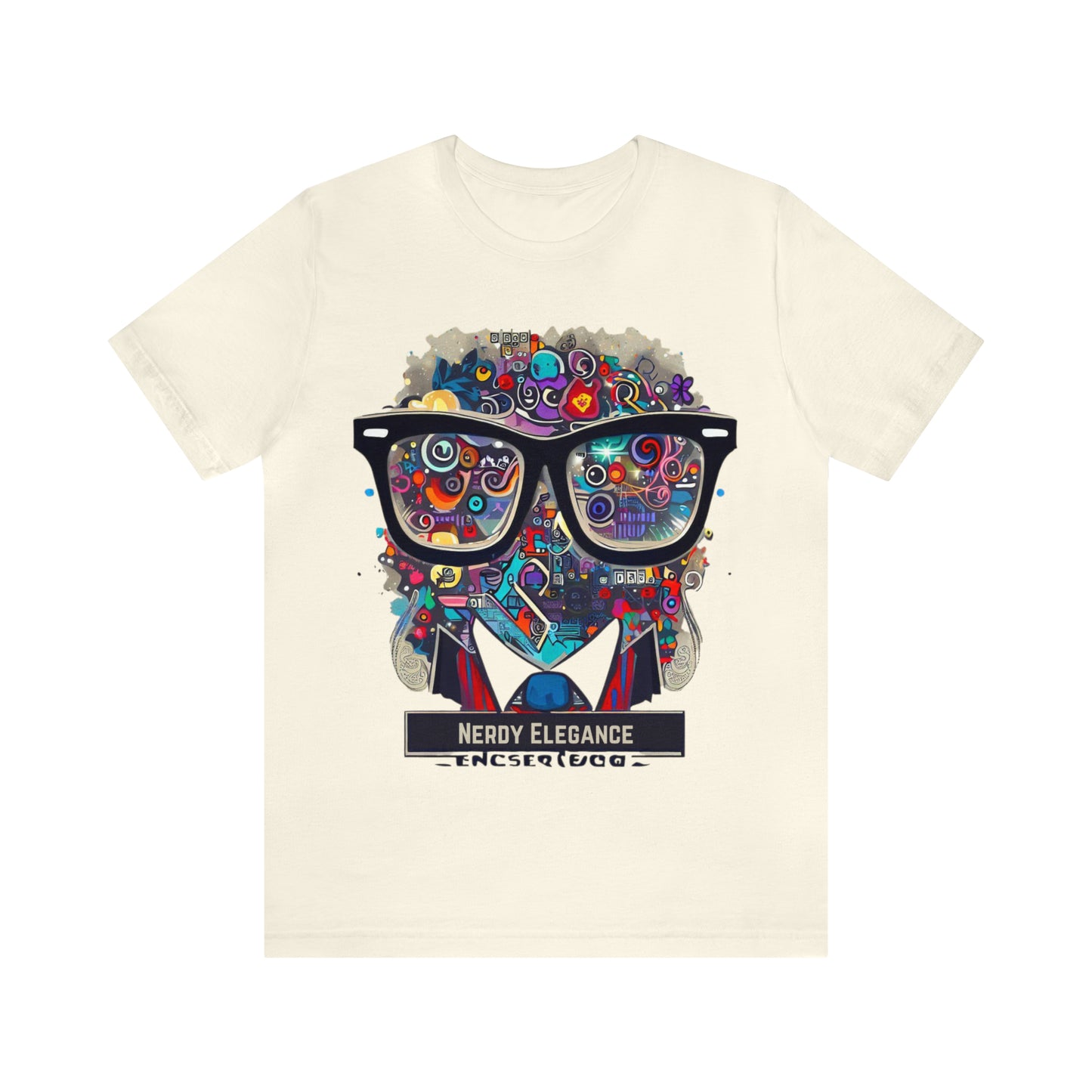 Nerd Elegance: Geek Chic Unisex Tee with Assorted Icon | Smart Style T-Shirts