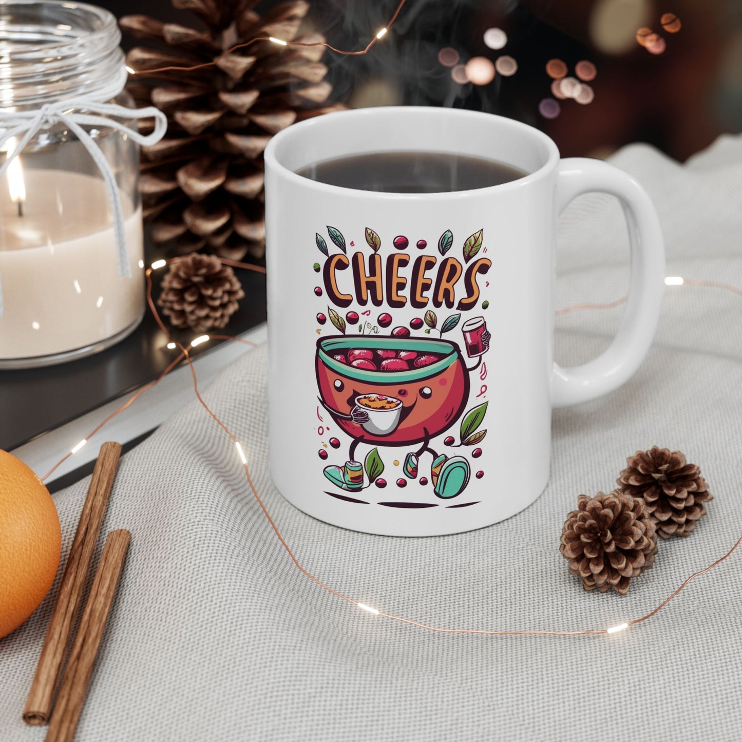 Cranberry Cheers: Thanksgiving Delight Mug | Festive Holiday Mugs by Be Like No One (BLN1) - The Store