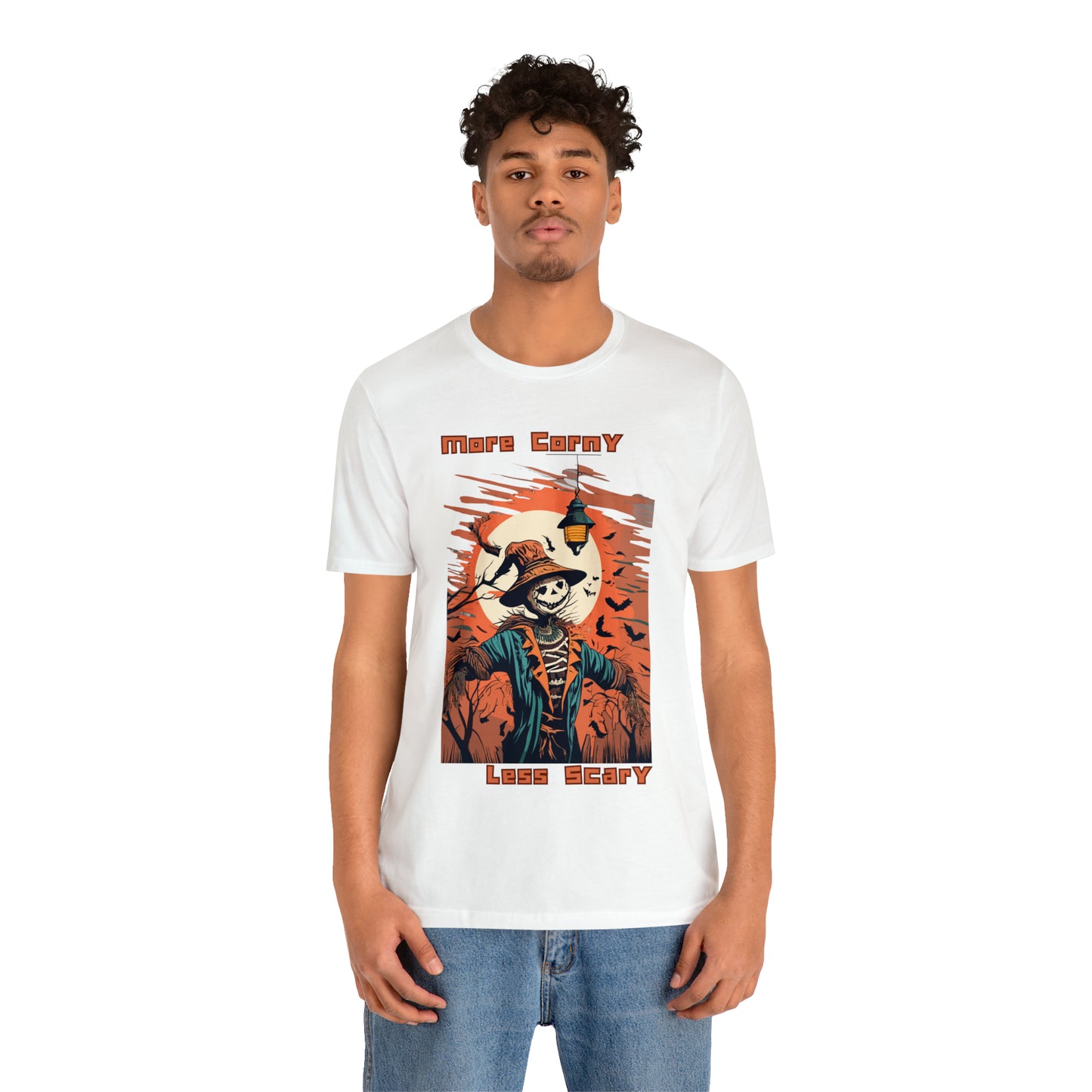 Unsettling Sinister Scarecrow: Modern Art T-Shirt | Halloween Vibes Tee