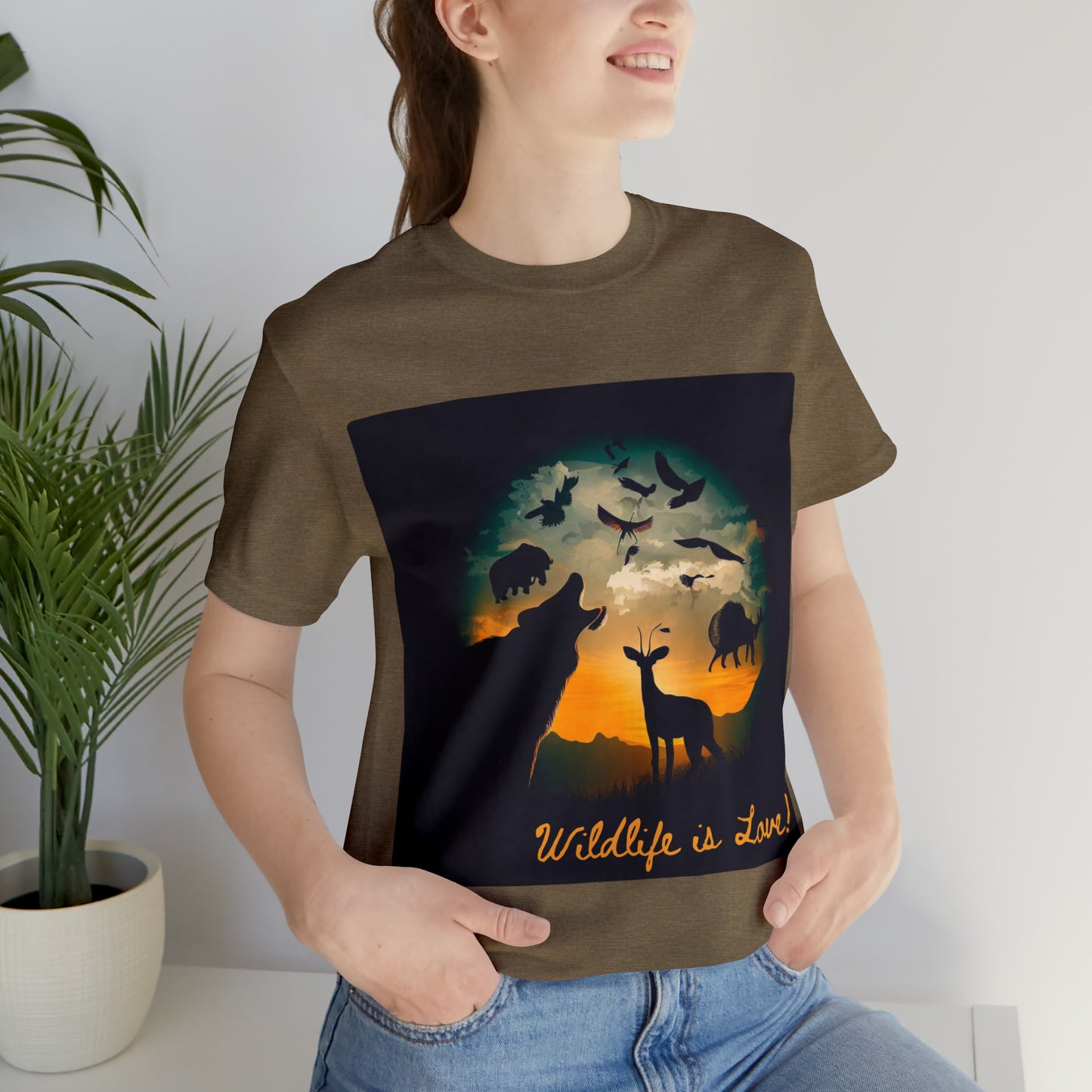 Nature's Companions: Wildlife Lover Unisex Tee | Creature Enthusiast T-Shirts