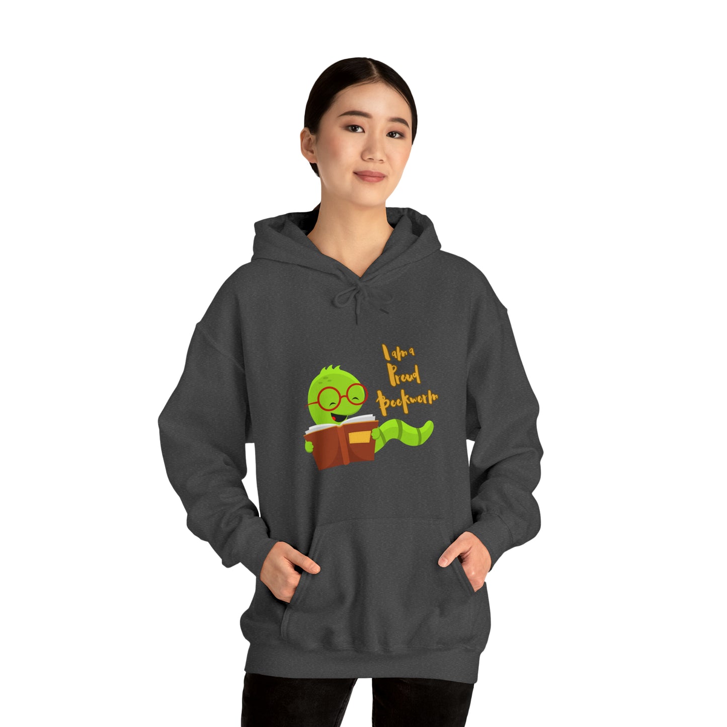 Literary Passion Unleashed: Bookworm & Proud Hoodie | Literary Passion Unleashed Unisex Hoodies