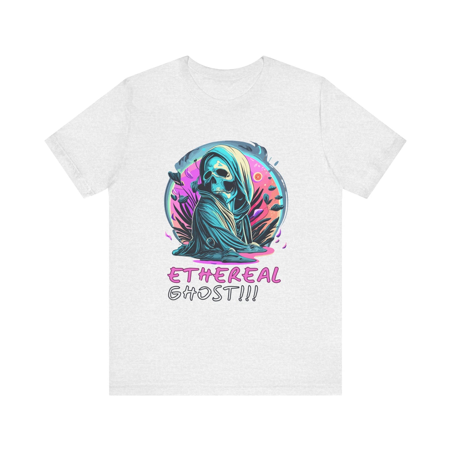 Ghostly Apparition: Abstract Haunting T-Shirt | Ethereal Glow | Halloween Vibes Tee