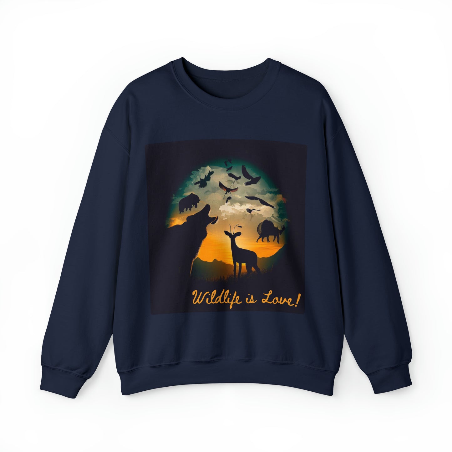 Nature's Companions Sweatshirt | Wildlife Lover Unisex Sweatshirt