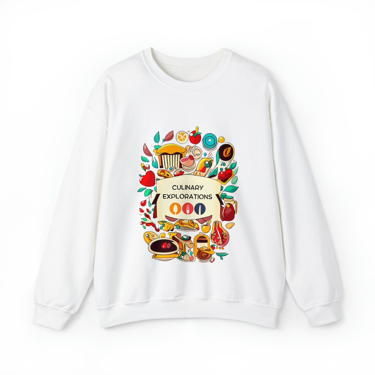 Culinary Explorations Sweatshirt | Foodie Adventures Unisex Sweatshirt