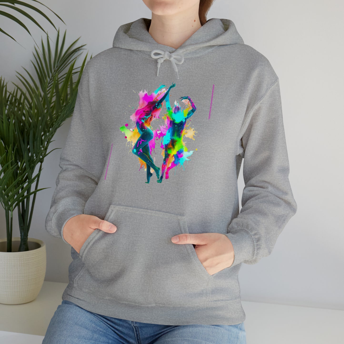 Artistic Anarchy: Creative Chaos Unisex Hoodie | Colorful Chaos Hoodies