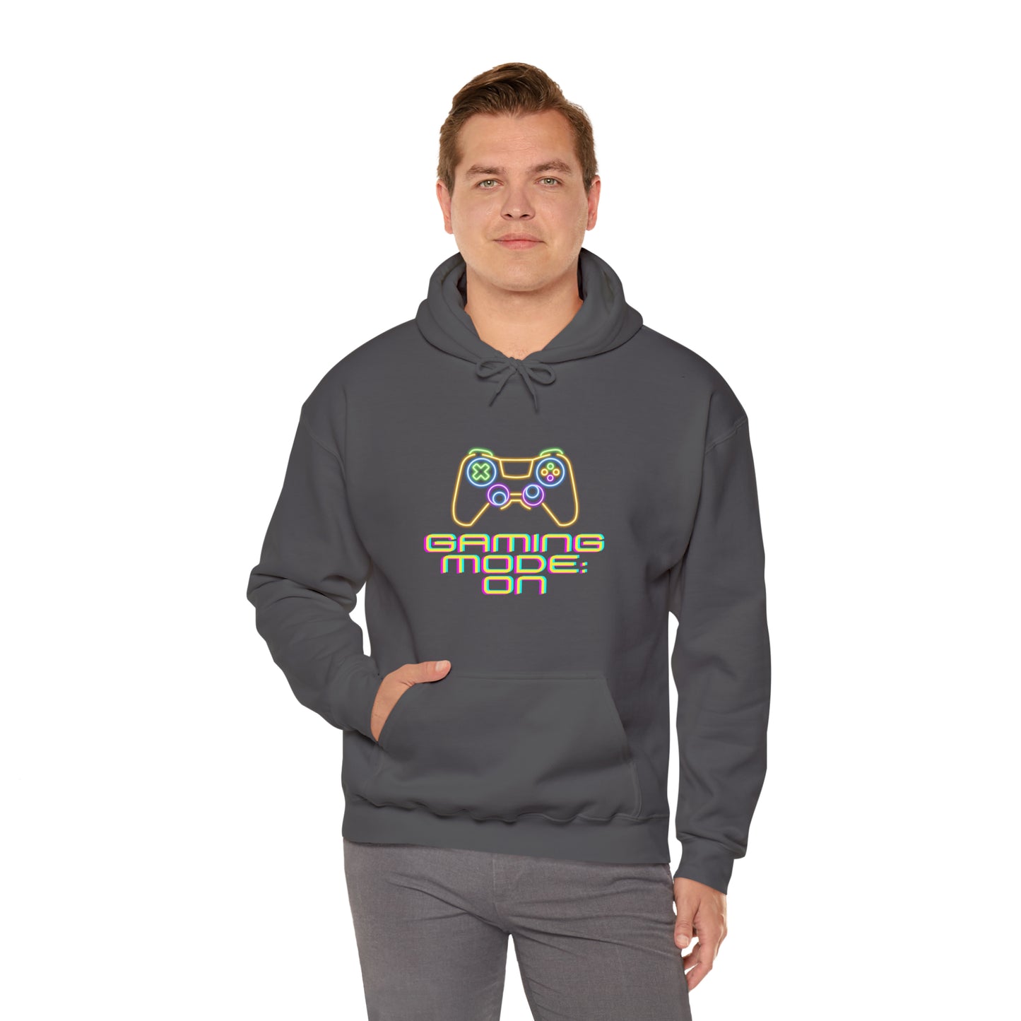 Pixel Power Activated: Gaming Mode ON Hoodie | Level Up Hoodies