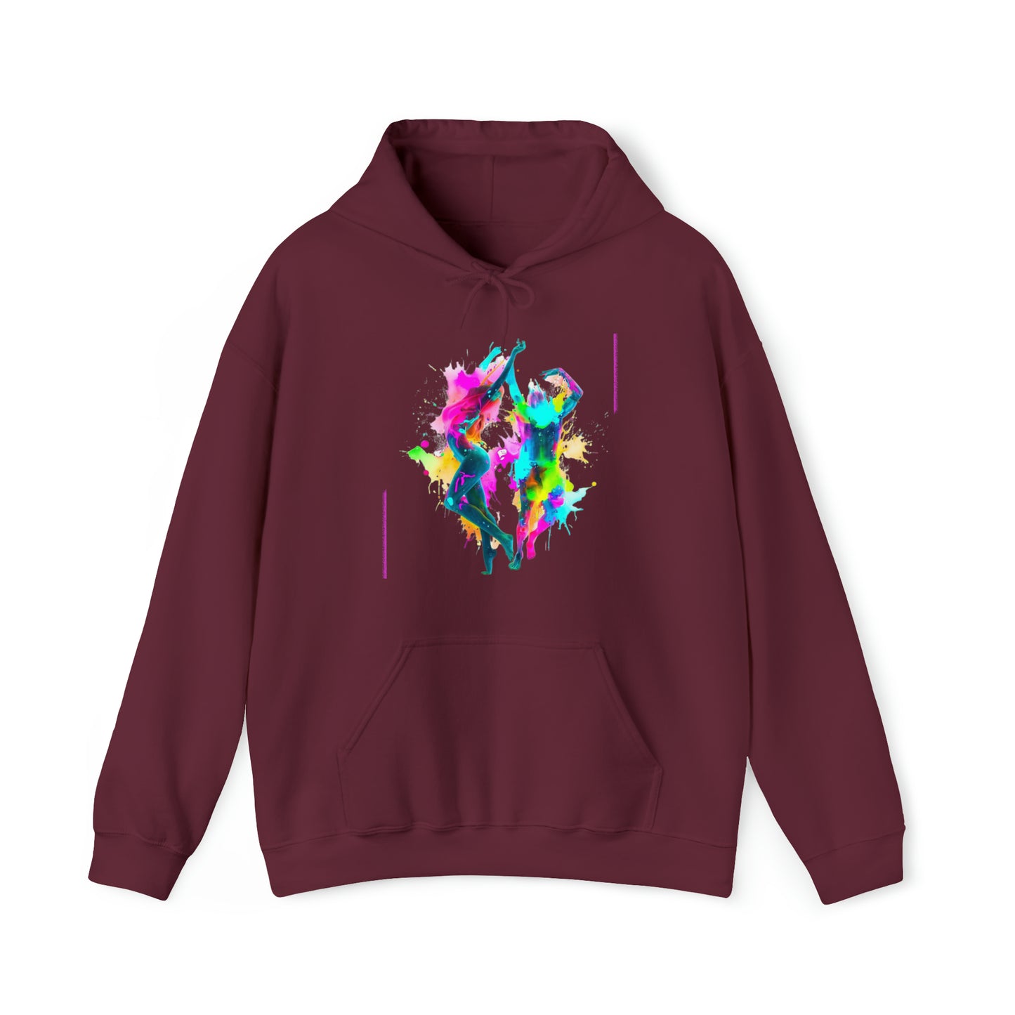 Artistic Anarchy: Creative Chaos Unisex Hoodie | Colorful Chaos Hoodies