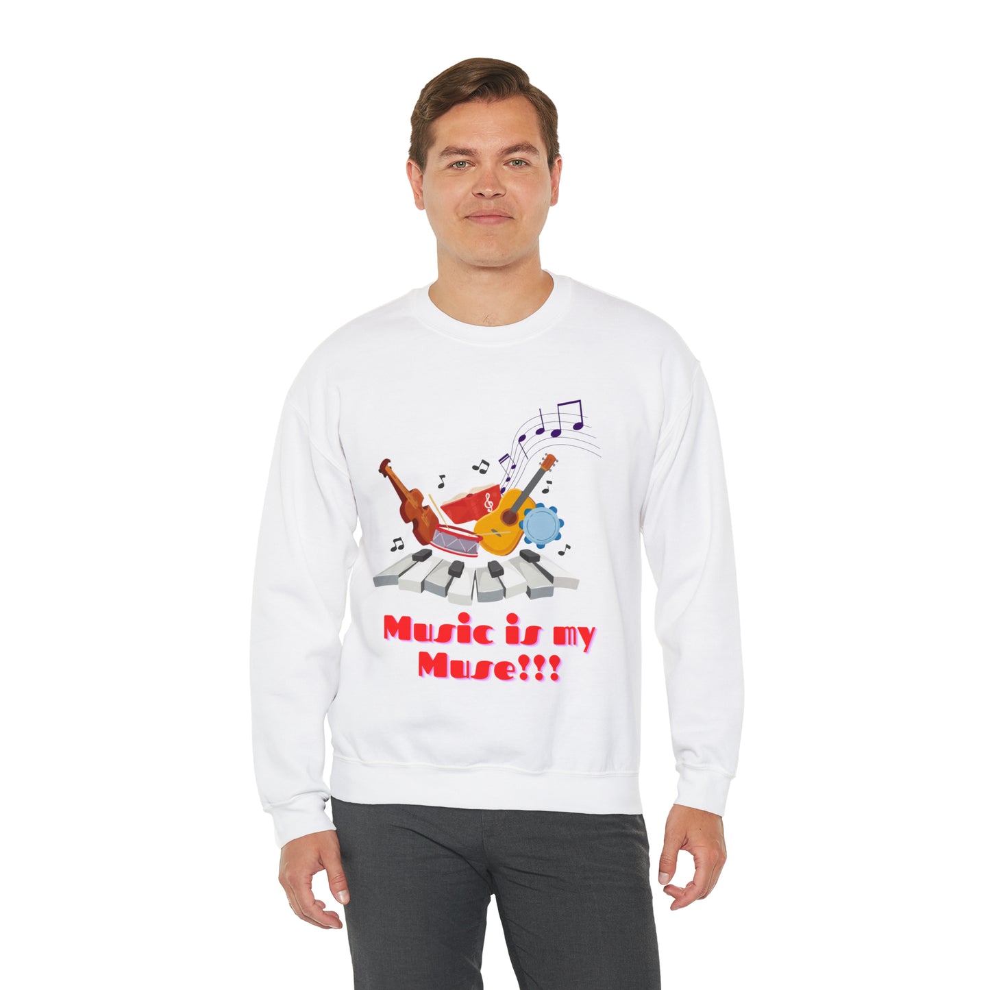 Harmonize with Melodic Magic Sweatshirt | Music is my Muse Sweatshirt