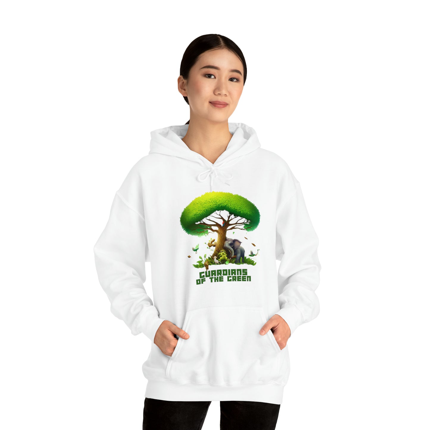 Guardians of the Green: Nature Nurturer Unisex Hoodie | Wildlife Harmony Hoodies