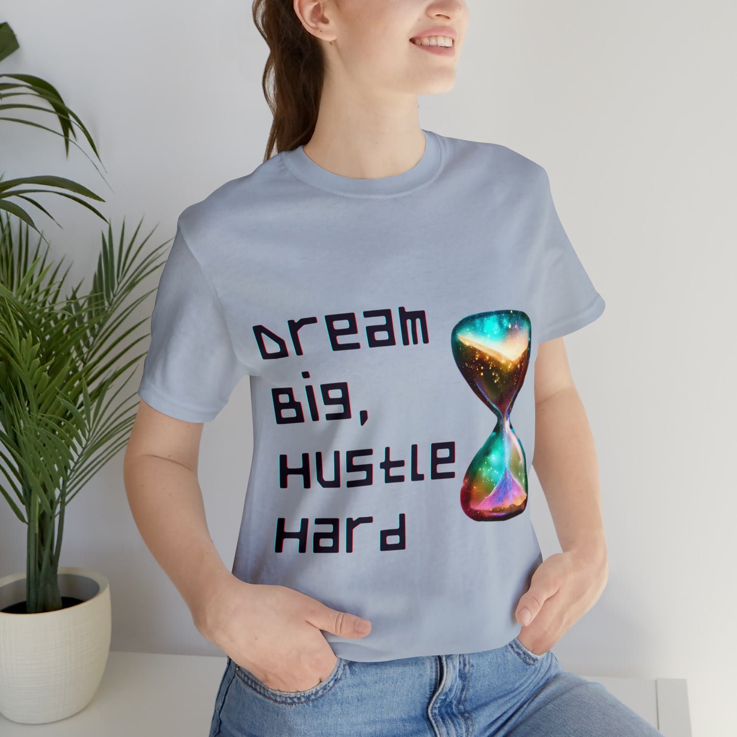 Achieve and Conquer: Dream Big, Hustle Hard Unisex Tee | Success Journey T-Shirts