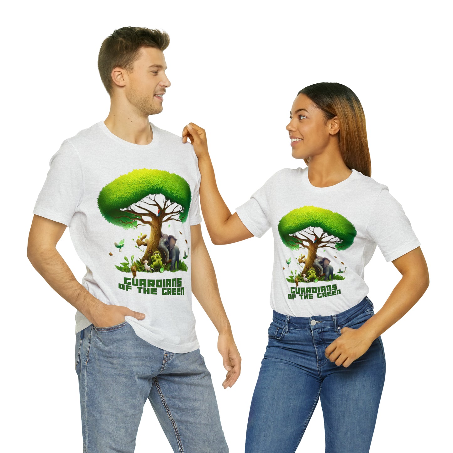 Guardians of the Green: Nature Nurturer Unisex Tee | Wildlife Harmony T-Shirts