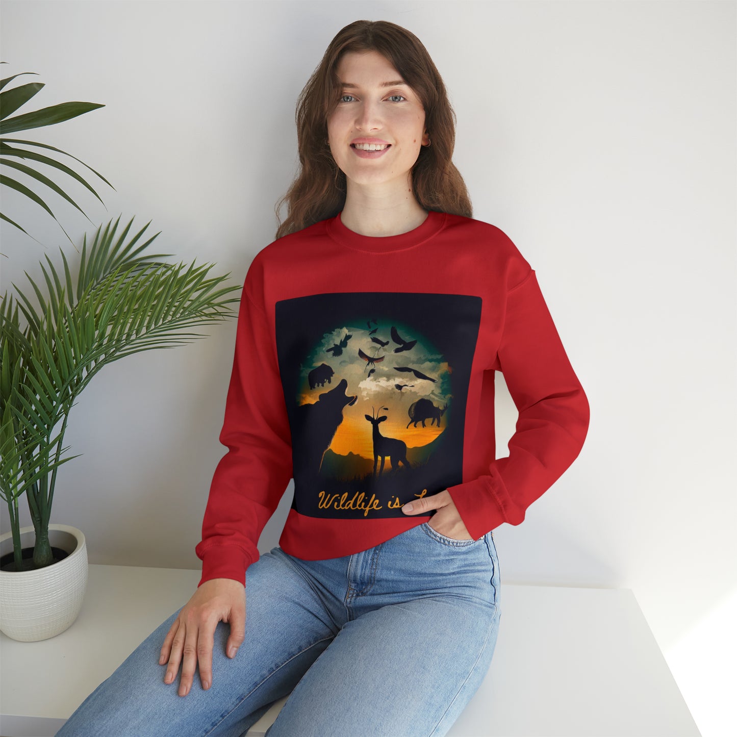 Nature's Companions Sweatshirt | Wildlife Lover Unisex Sweatshirt