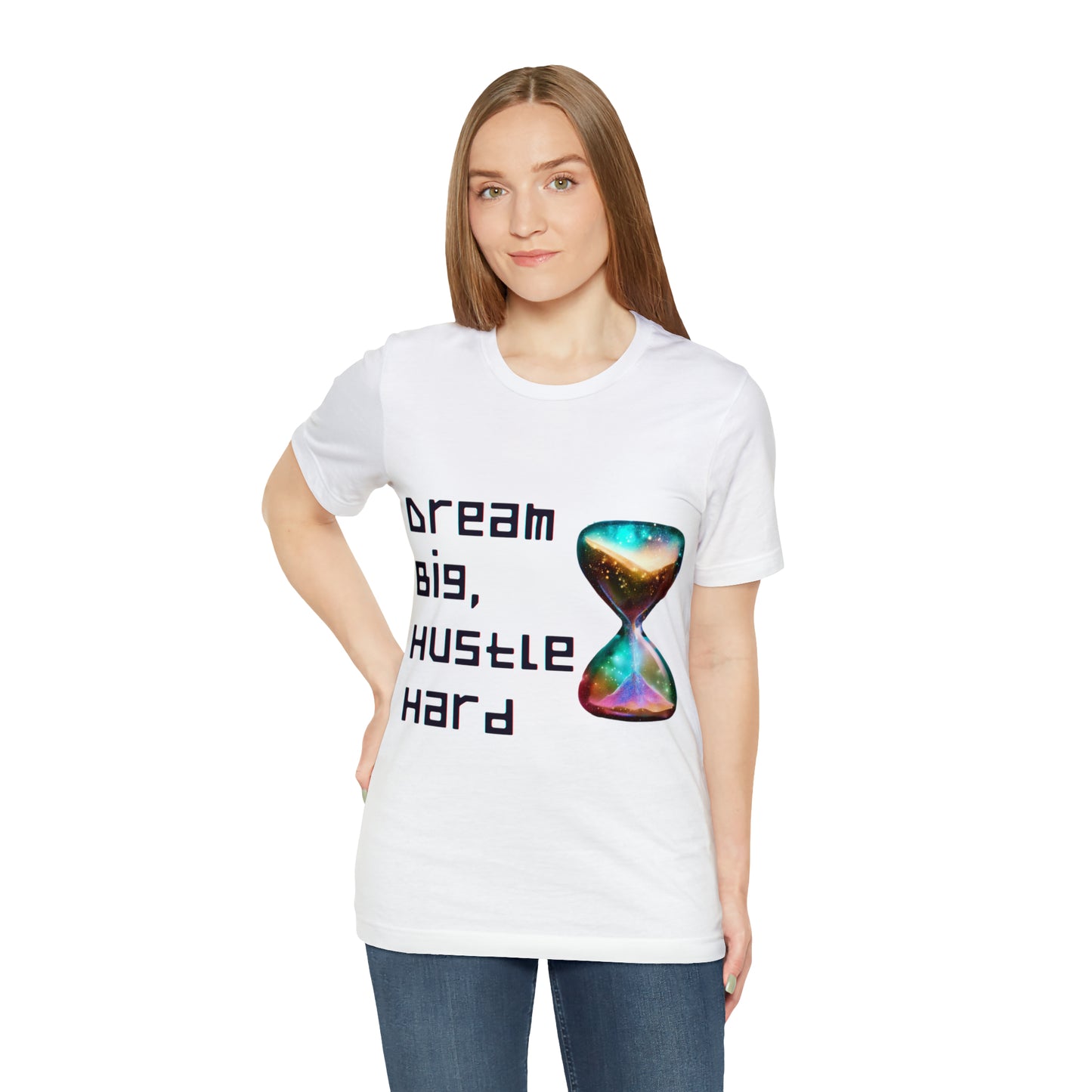 Achieve and Conquer: Dream Big, Hustle Hard Unisex Tee | Success Journey T-Shirts