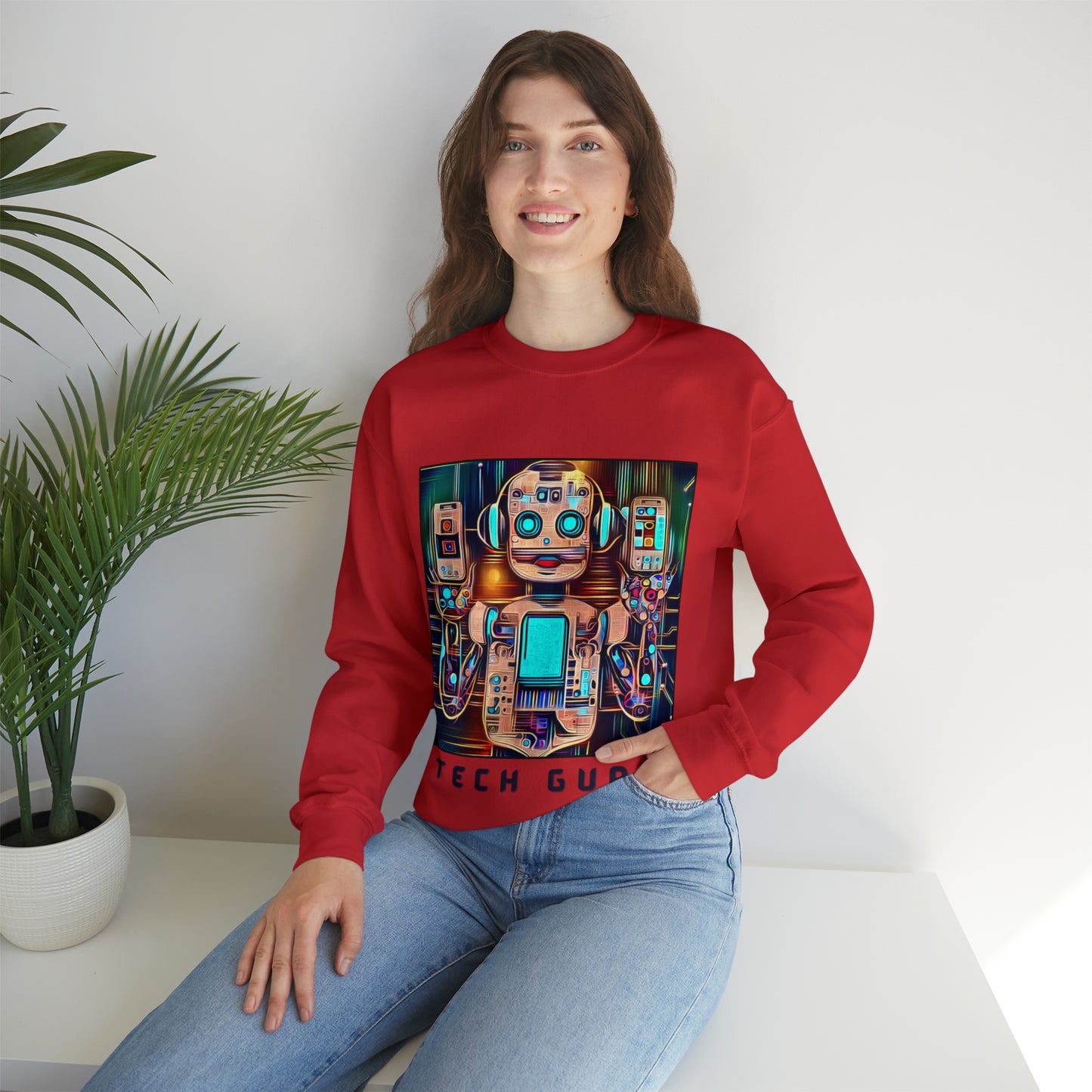 Digital Savvy Sweatshirt | Tech Guru Unisex Sweatshirt