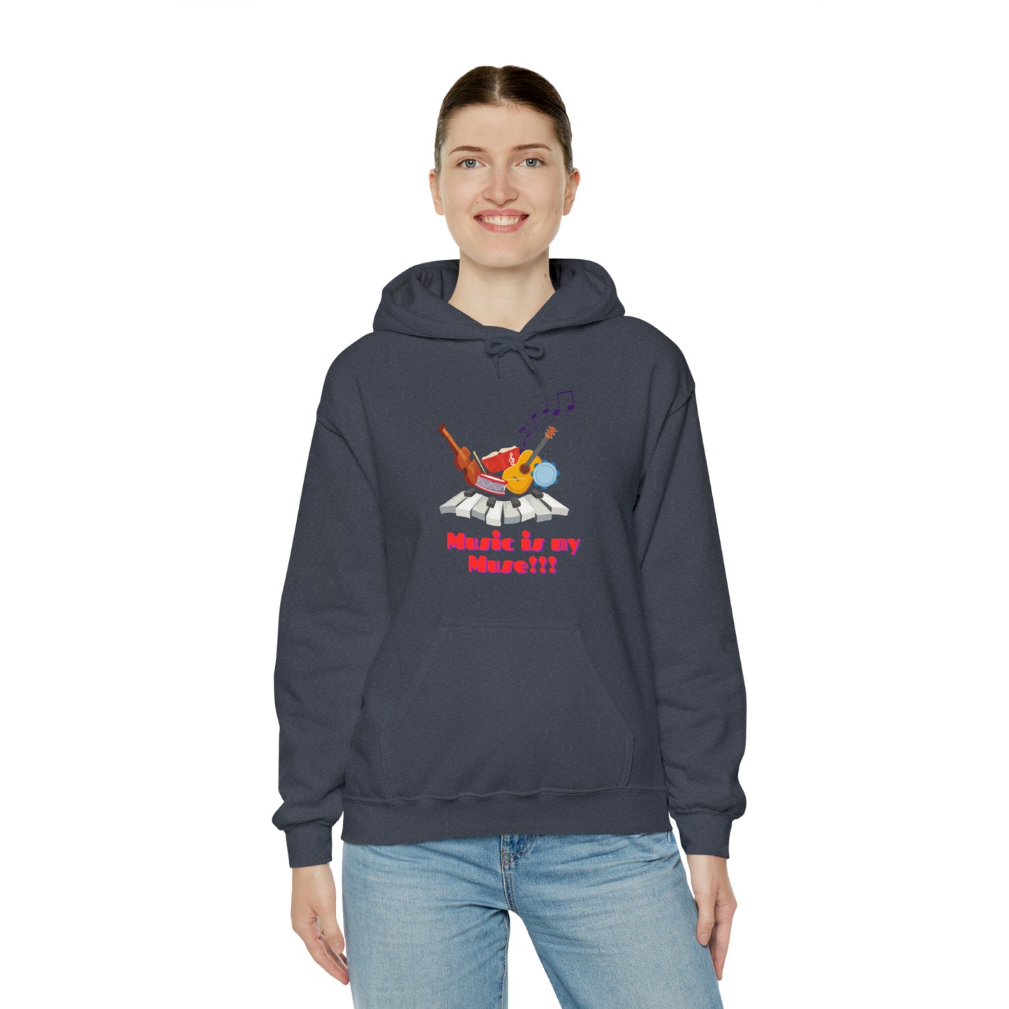 Harmonize with Melodic Magic: Music is my Muse Hoodie | Melodic Magic Hoodies