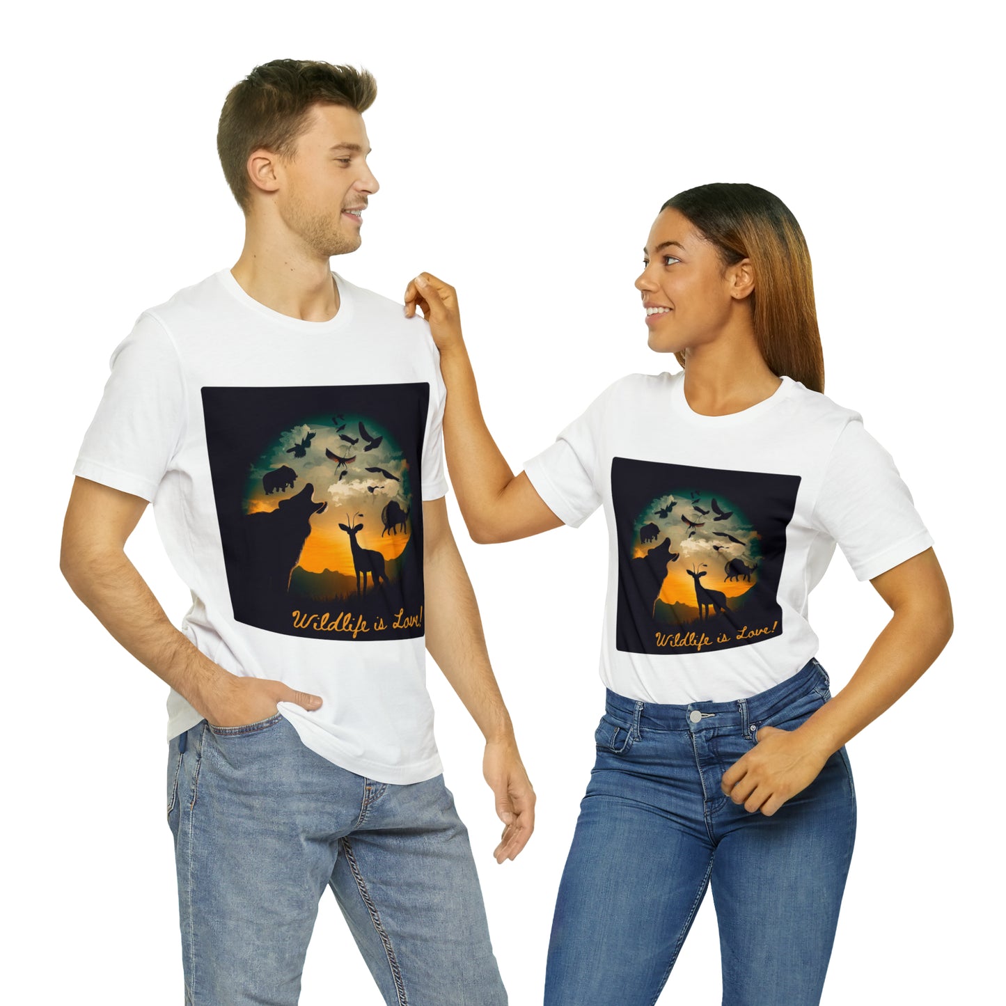 Nature's Companions: Wildlife Lover Unisex Tee | Creature Enthusiast T-Shirts