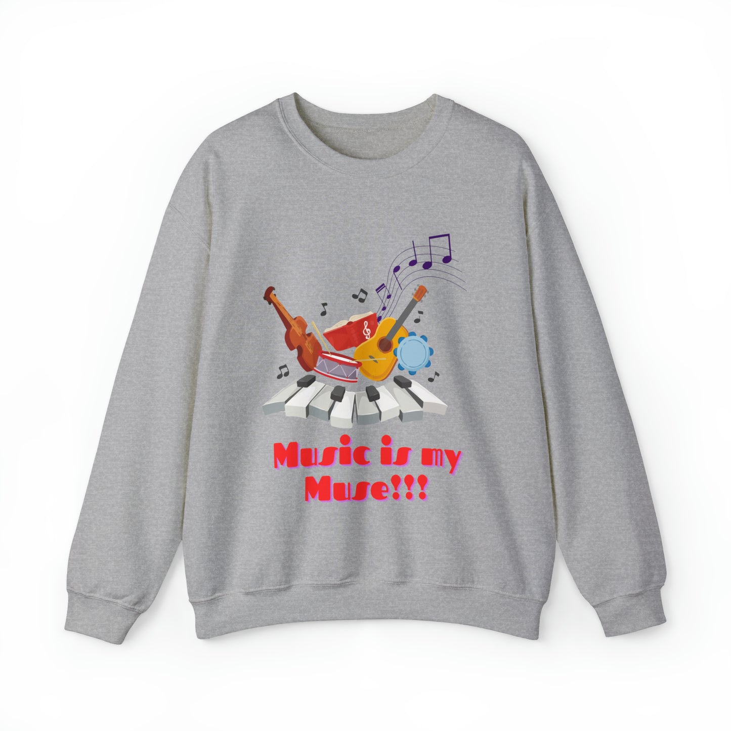 Harmonize with Melodic Magic Sweatshirt | Music is my Muse Sweatshirt