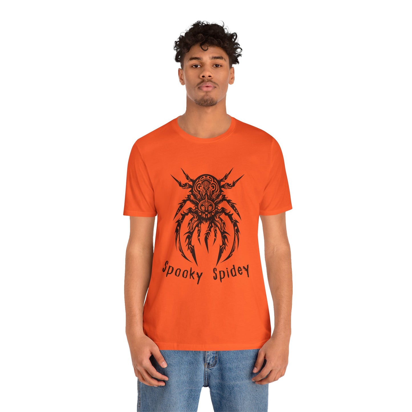 Foreboding Creepy Spider: Tribal Design T-Shirt | Halloween Vibes Tee