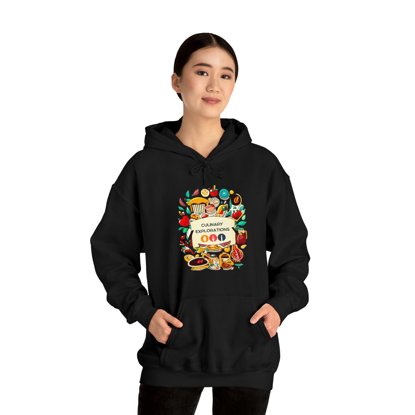 Culinary Explorations: Foodie Adventures Unisex Hoodie | Gourmet Journeys Hoodies