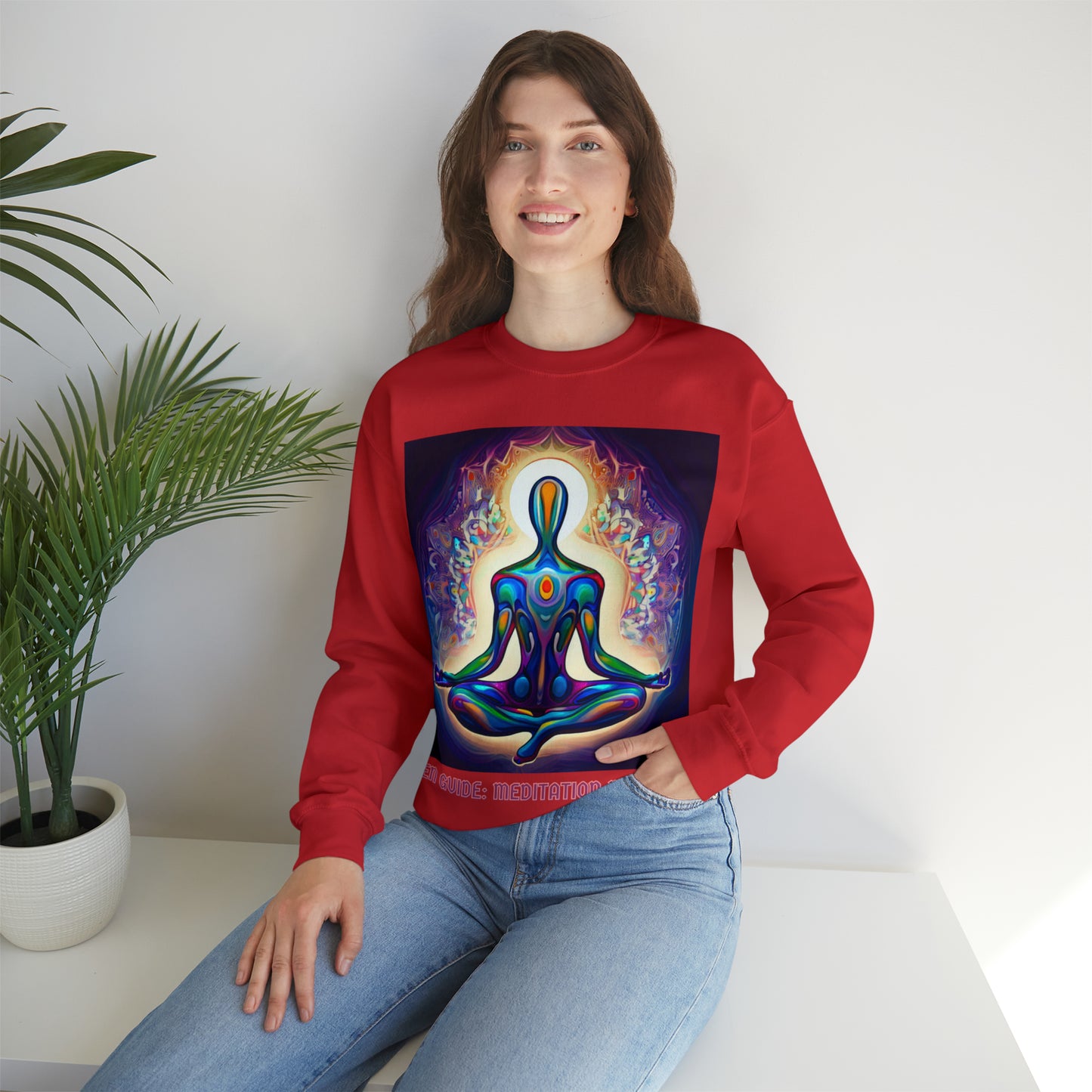 Zen Guide Sweatshirt | Meditation Master Unisex Sweatshirt