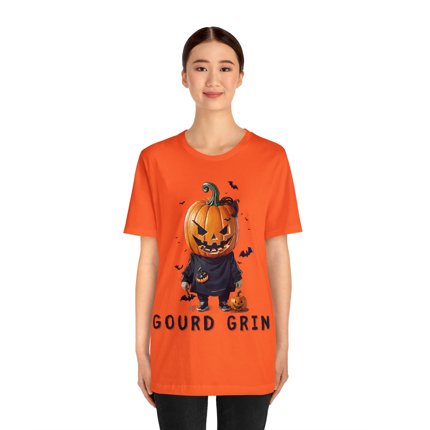 Playful Jack-o'-Lantern Watercolor: Softly Lit Halloween Tee | Halloween Vibes Tee