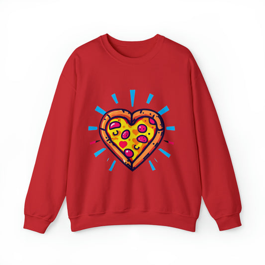 Slice of Love Sweatshirt | Pizza My Heart Unisex Sweatshirt