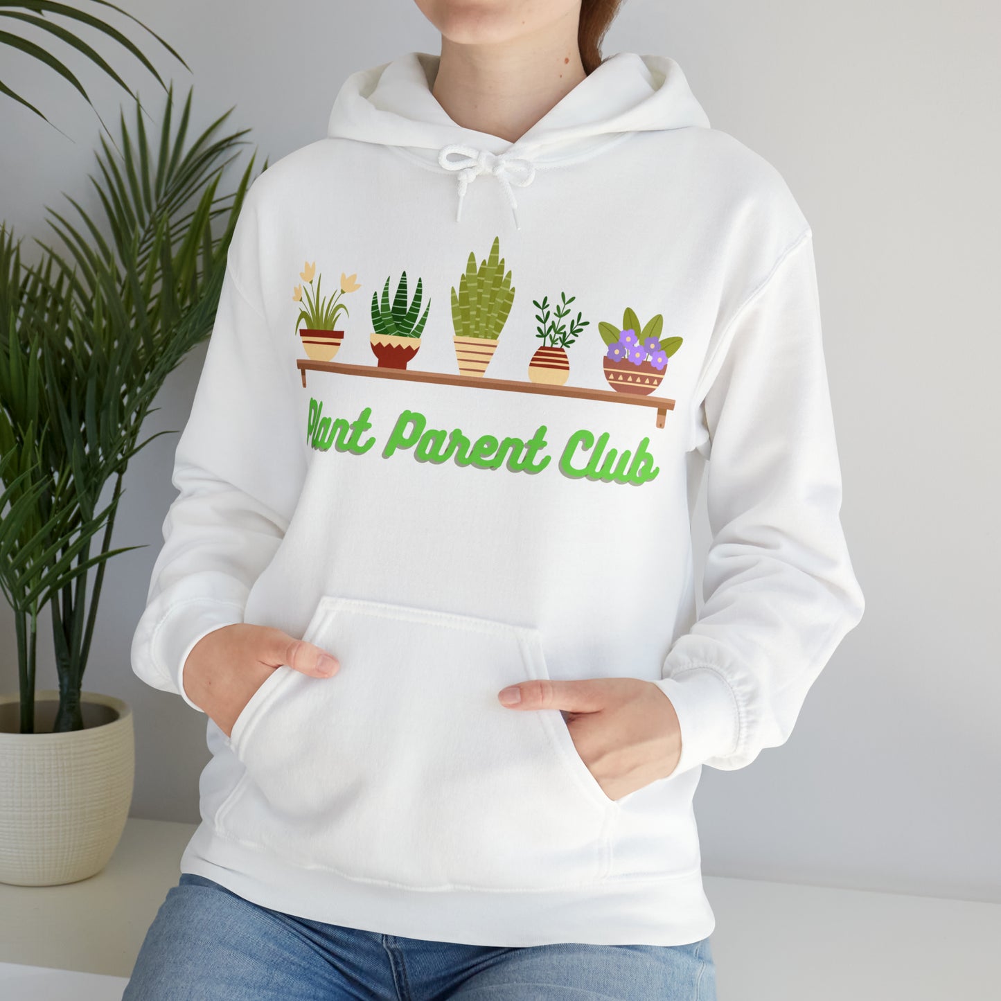 Nurture Nature's Beauty: Plant Parent Club Hoodie | Botanical Bliss Hoodies