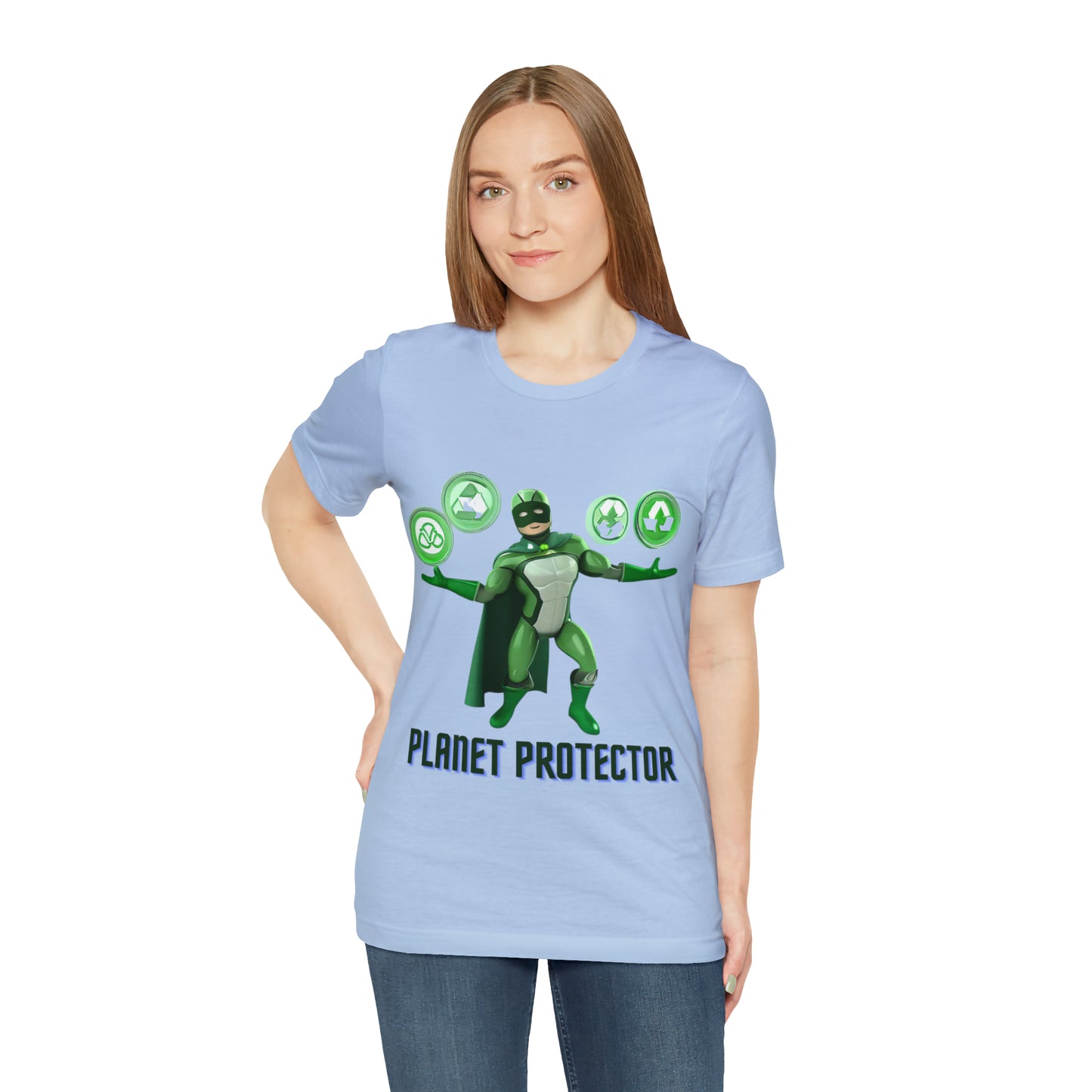 Earth's Guardian: Sustainable Superhero Unisex Tee | Champion of Sustainability T-Shirts