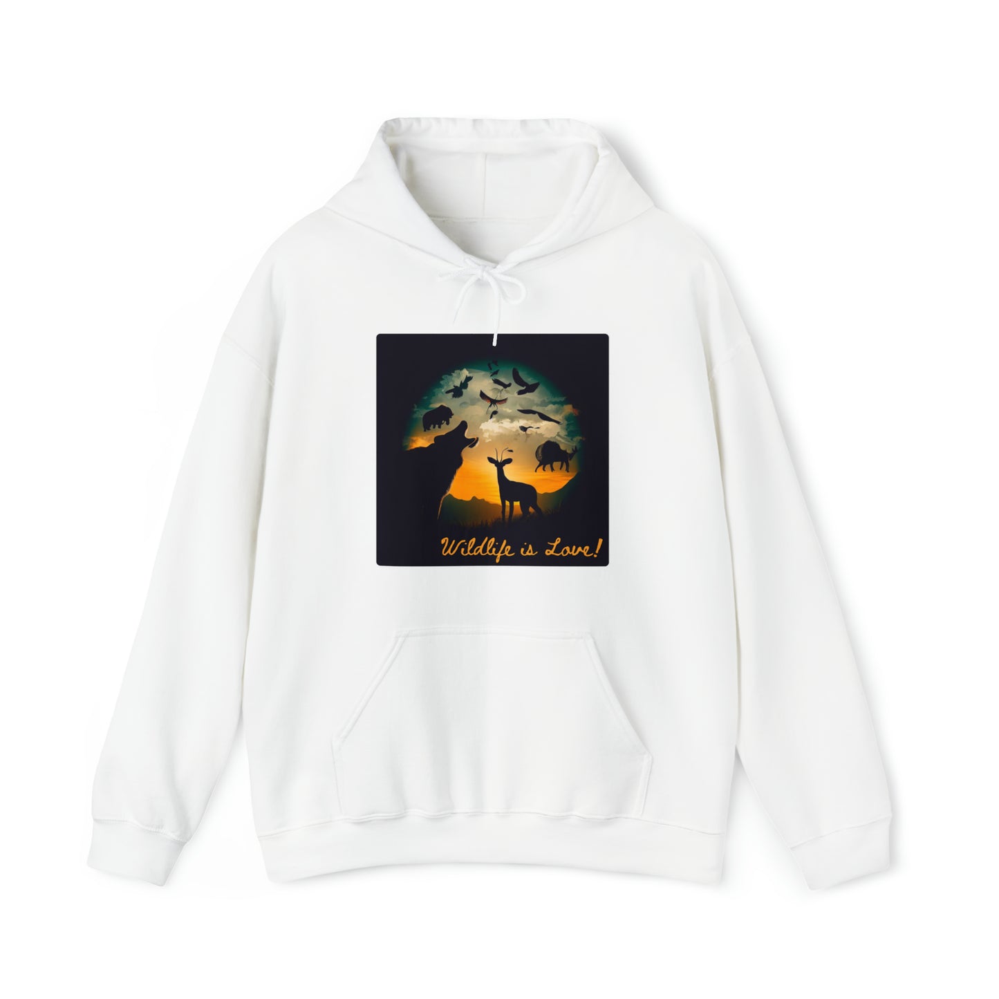 Nature's Companions: Wildlife Lover Unisex Hoodie | Creature Enthusiast Hoodies