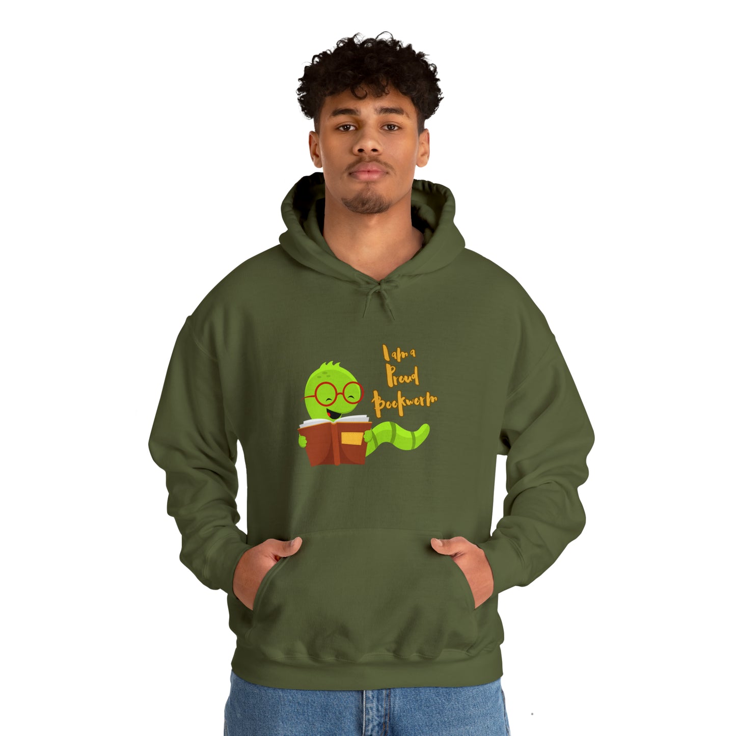 Literary Passion Unleashed: Bookworm & Proud Hoodie | Literary Passion Unleashed Unisex Hoodies