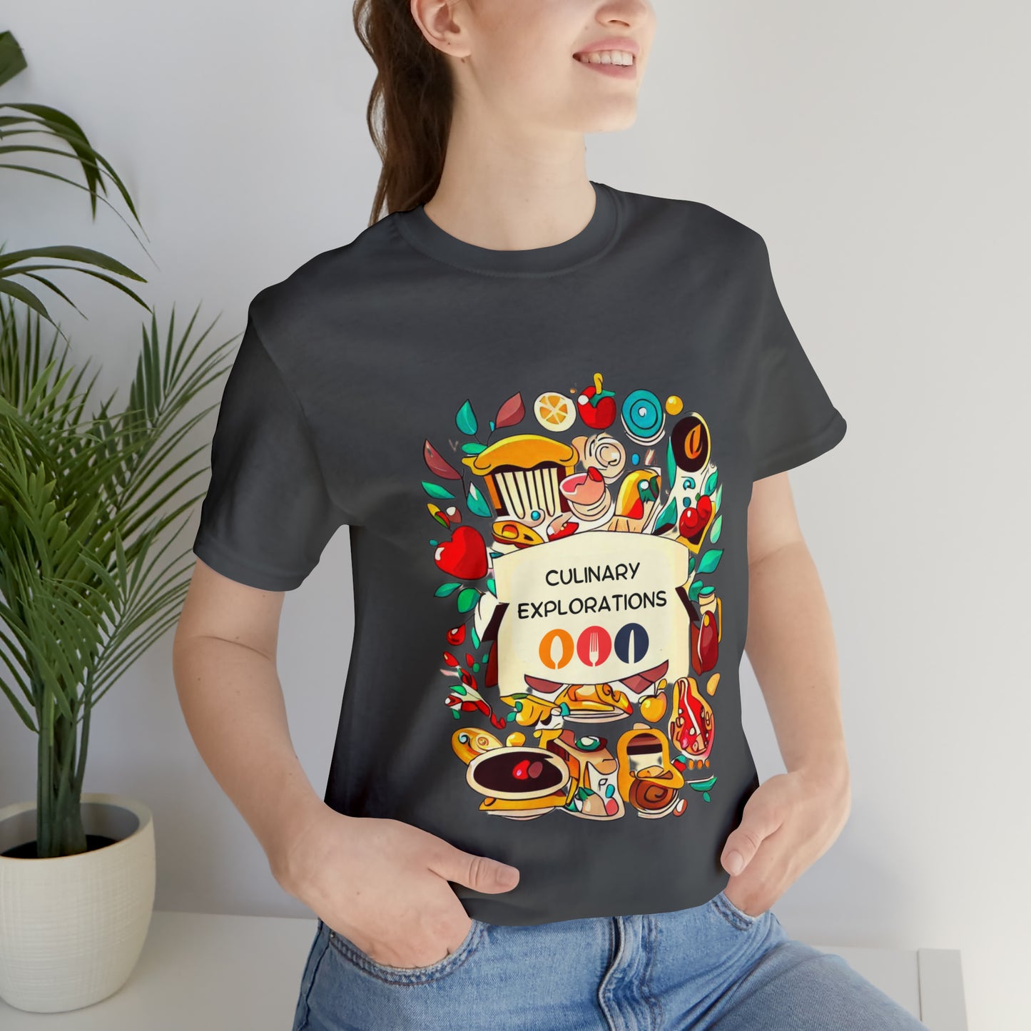 Culinary Explorations: Foodie Adventures Unisex Tee | Gourmet Journeys T-Shirts