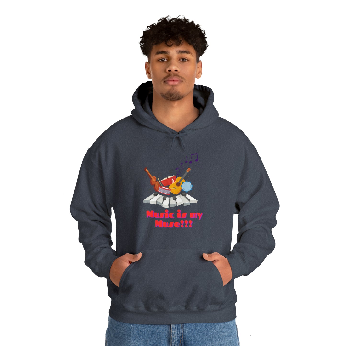 Harmonize with Melodic Magic: Music is my Muse Hoodie | Melodic Magic Hoodies