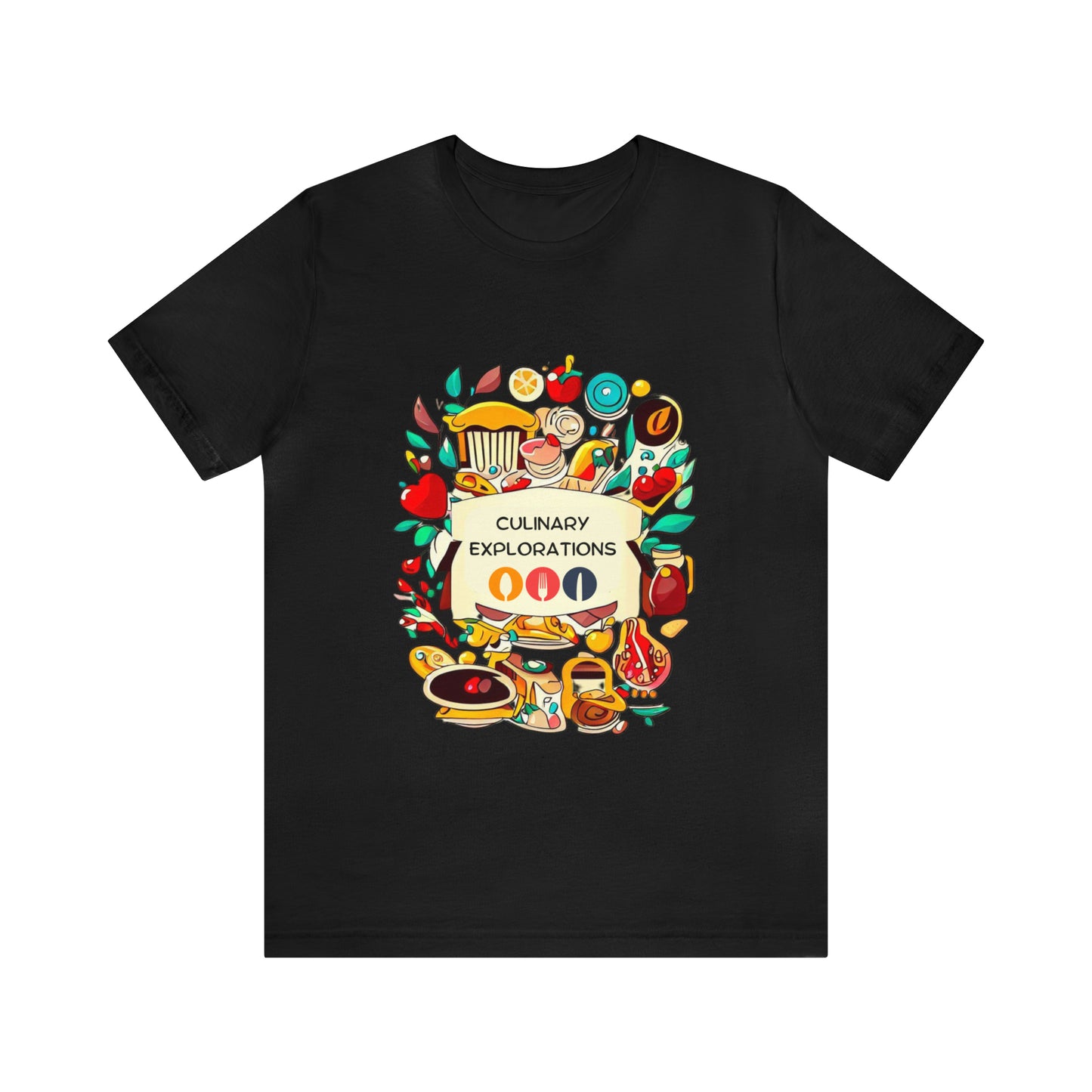 Culinary Explorations: Foodie Adventures Unisex Tee | Gourmet Journeys T-Shirts