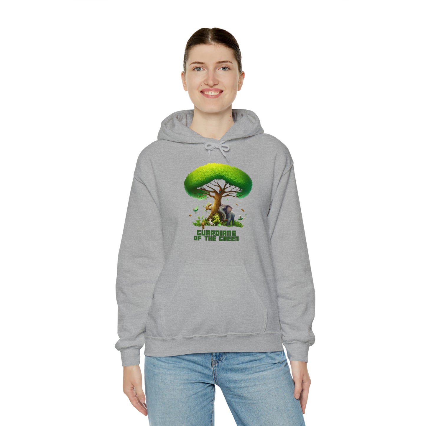 Guardians of the Green: Nature Nurturer Unisex Hoodie | Wildlife Harmony Hoodies