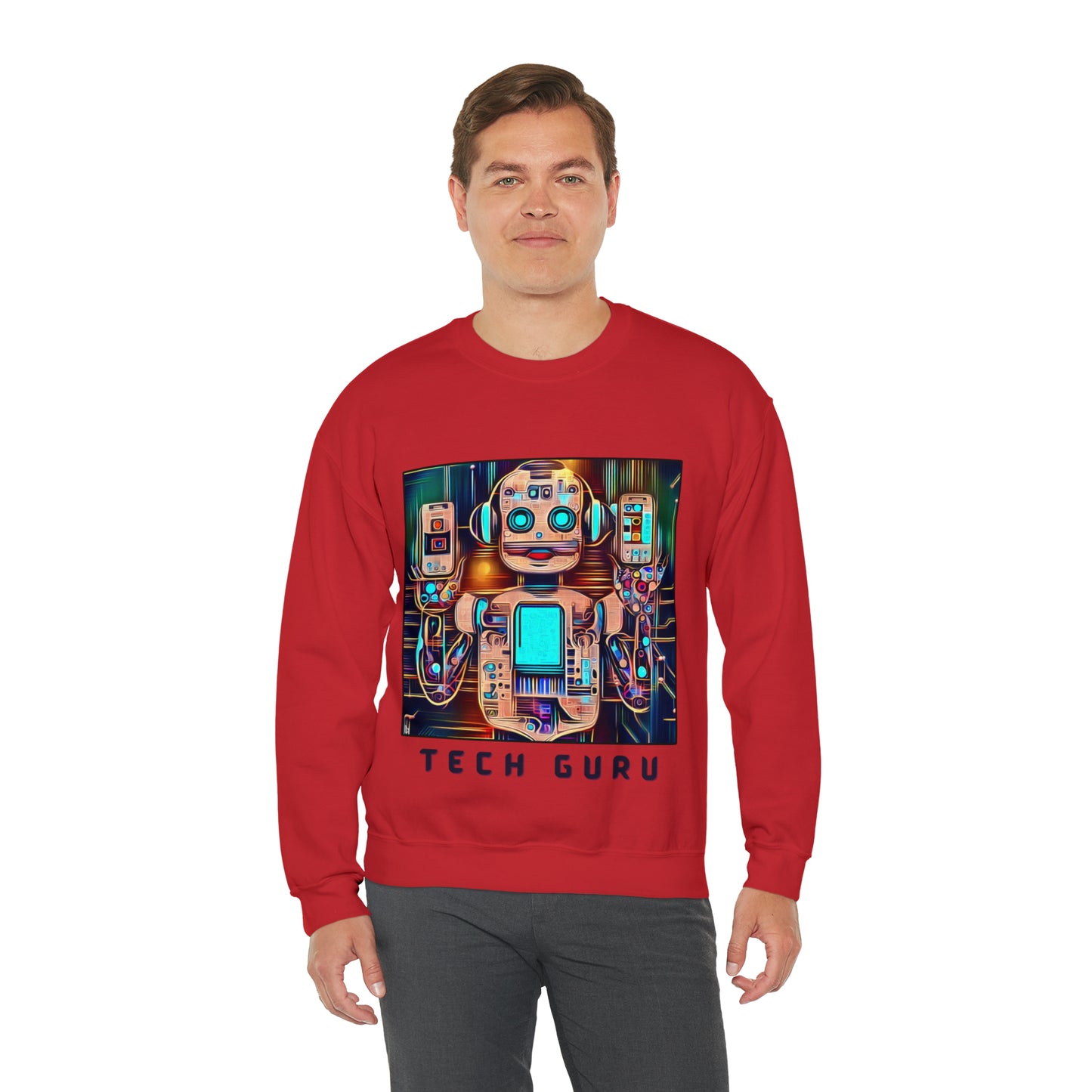 Digital Savvy Sweatshirt | Tech Guru Unisex Sweatshirt