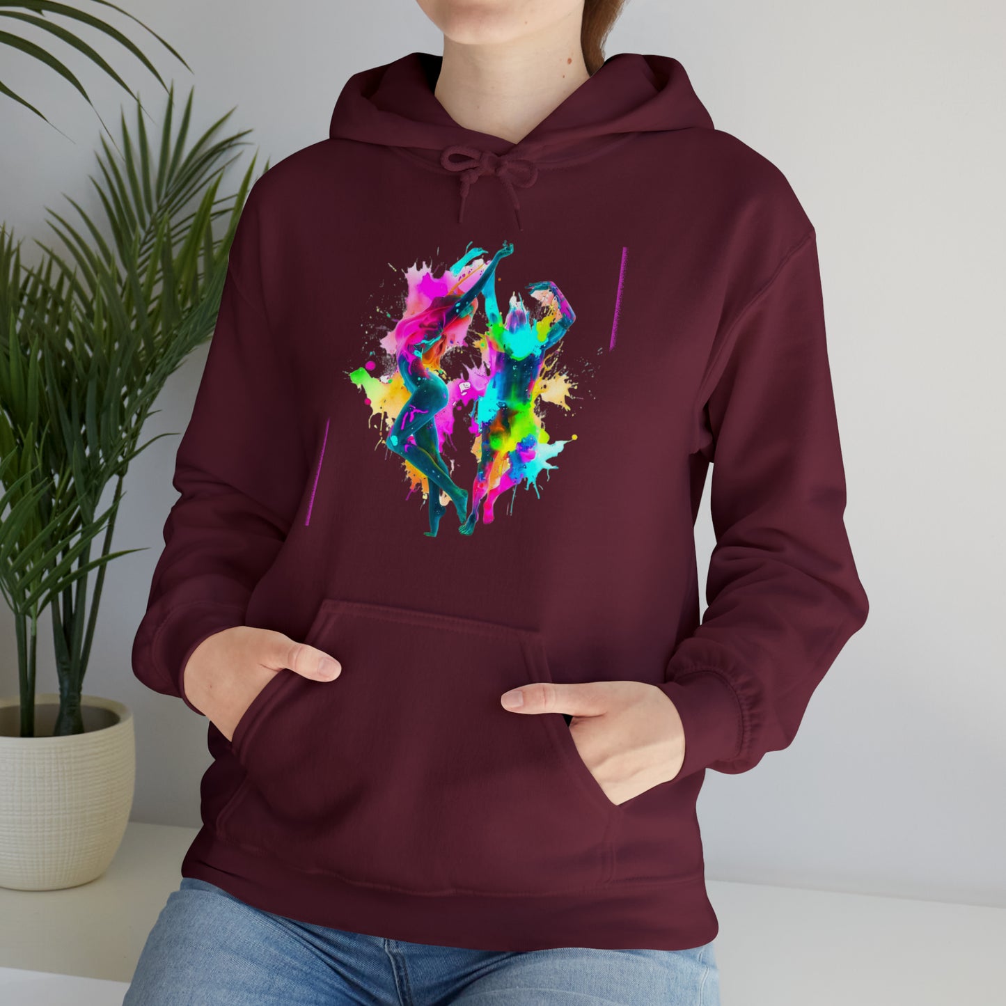 Artistic Anarchy: Creative Chaos Unisex Hoodie | Colorful Chaos Hoodies