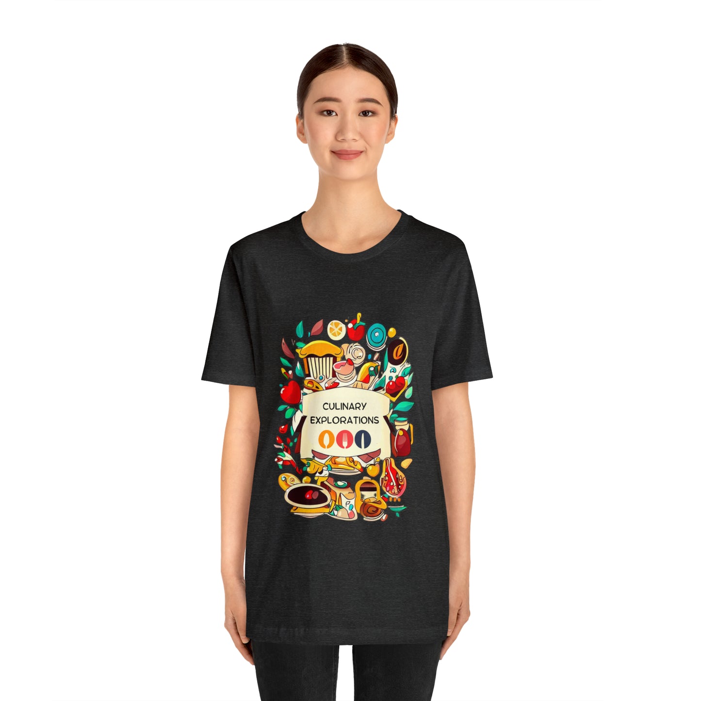 Culinary Explorations: Foodie Adventures Unisex Tee | Gourmet Journeys T-Shirts