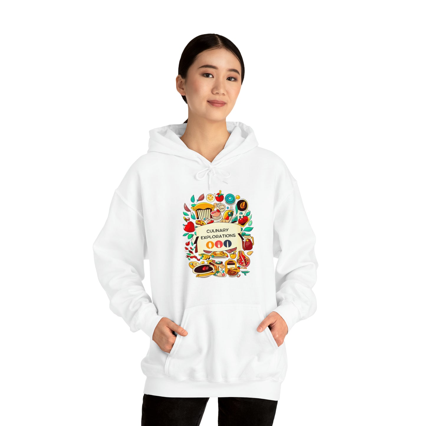 Culinary Explorations: Foodie Adventures Unisex Hoodie | Gourmet Journeys Hoodies