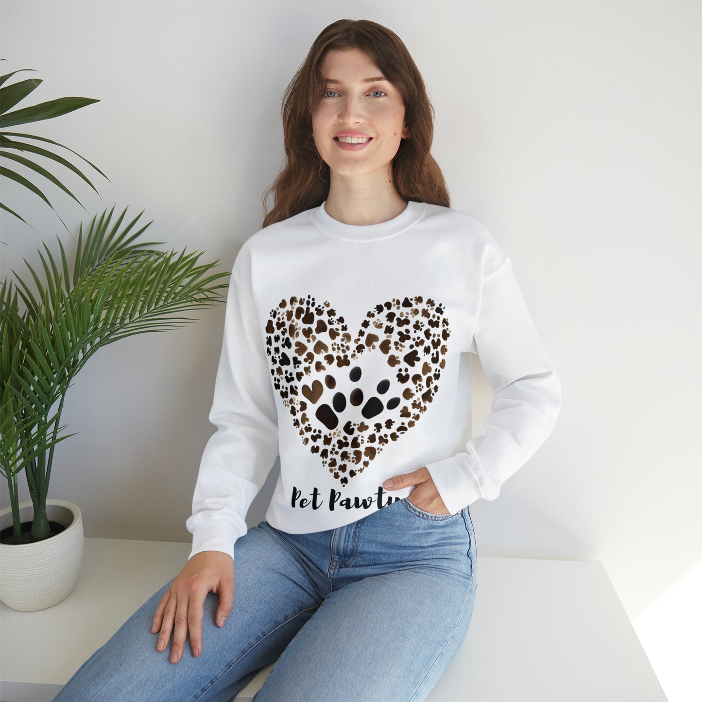 Paws and Play Sweatshirt | Pet Paw-ty Unisex Sweatshirt