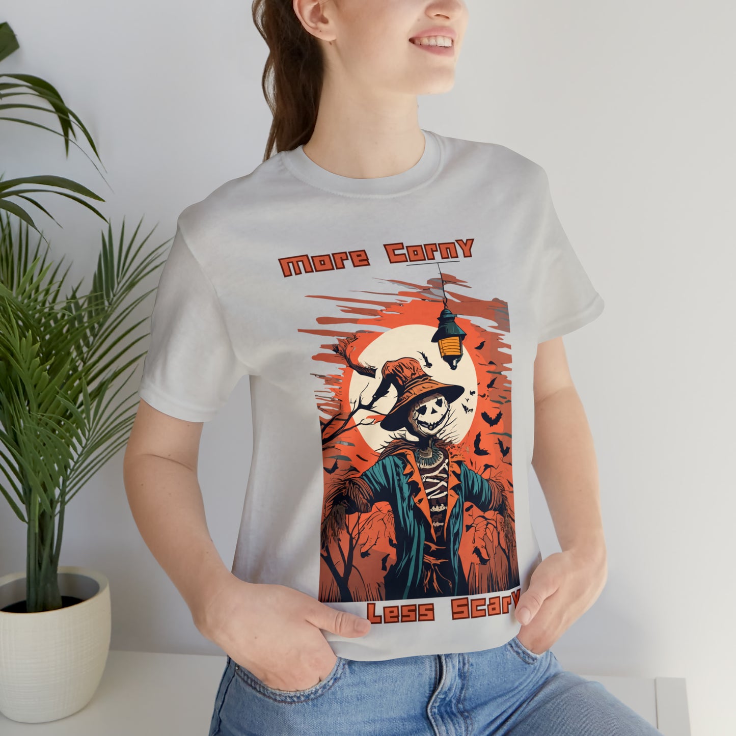 Unsettling Sinister Scarecrow: Modern Art T-Shirt | Halloween Vibes Tee