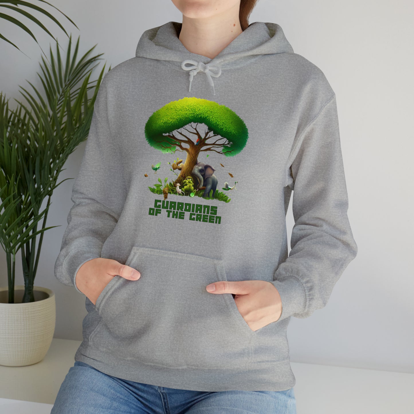 Guardians of the Green: Nature Nurturer Unisex Hoodie | Wildlife Harmony Hoodies