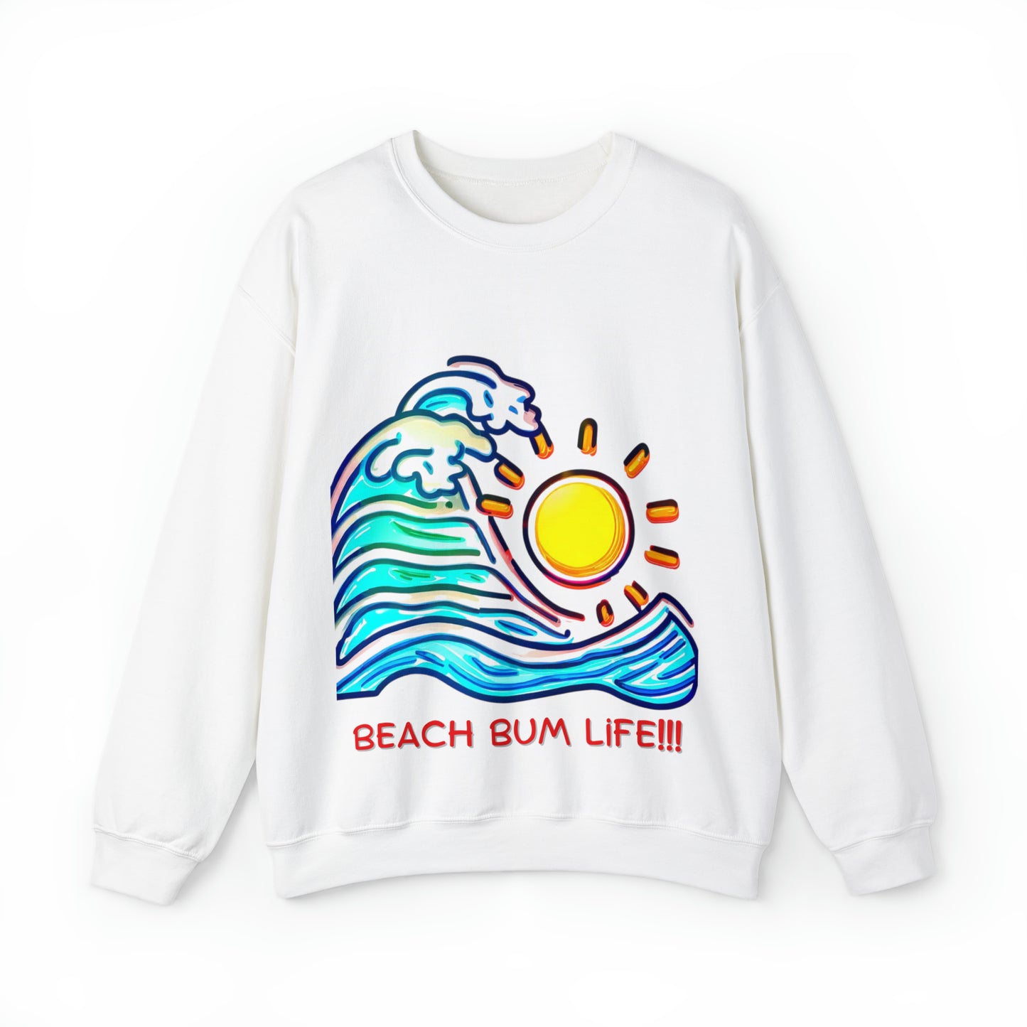 Seaside Serenity Sweatshirt | Beach Bum Life Unisex Sweatshirt