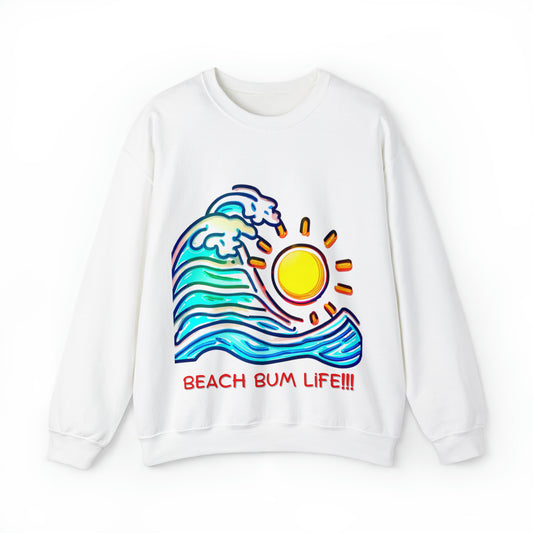 Seaside Serenity Sweatshirt | Beach Bum Life Unisex Sweatshirt