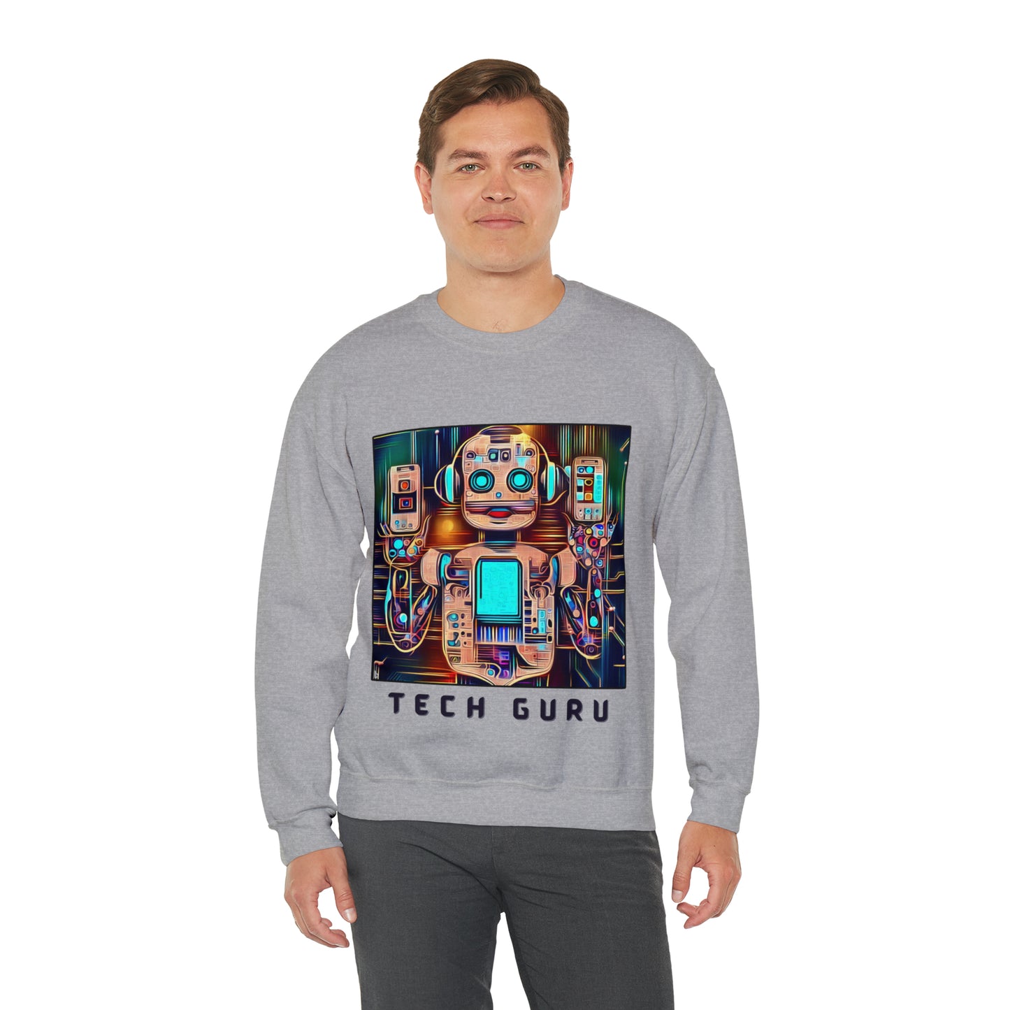 Digital Savvy Sweatshirt | Tech Guru Unisex Sweatshirt