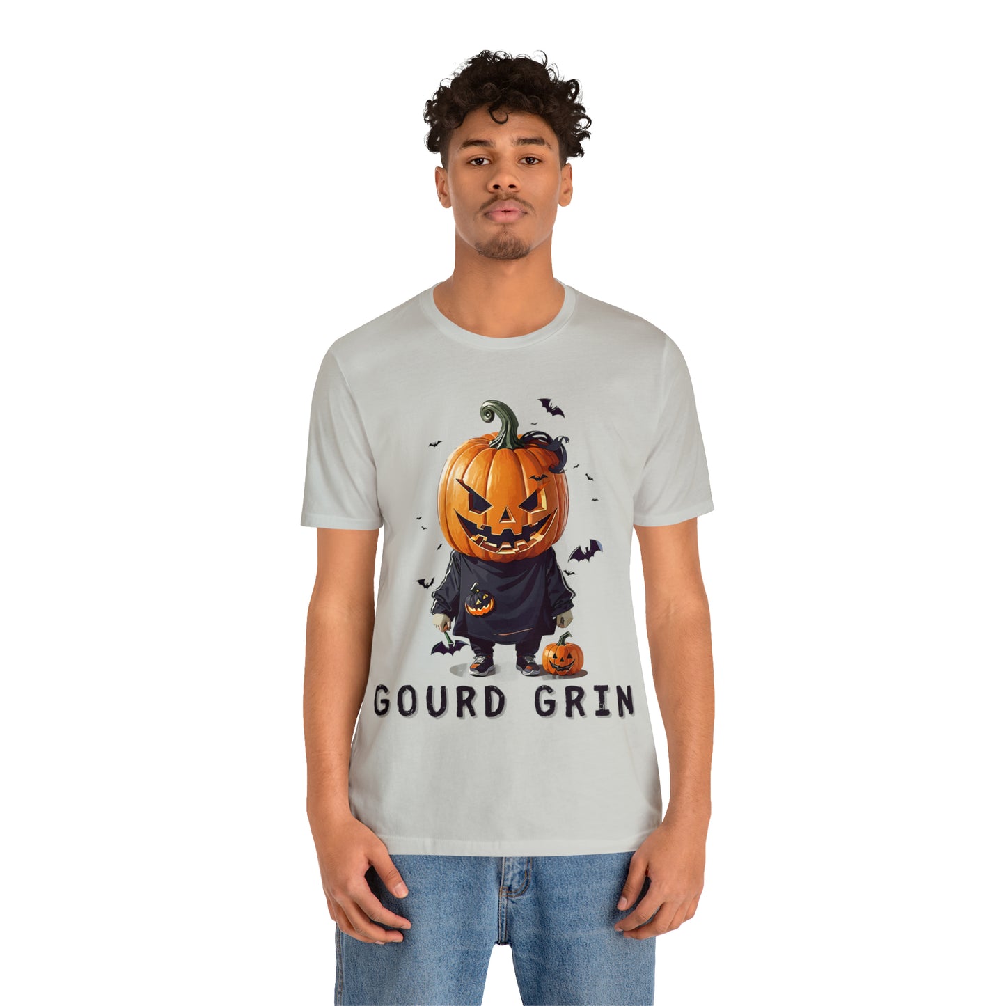 Playful Jack-o'-Lantern Watercolor: Softly Lit Halloween Tee | Halloween Vibes Tee