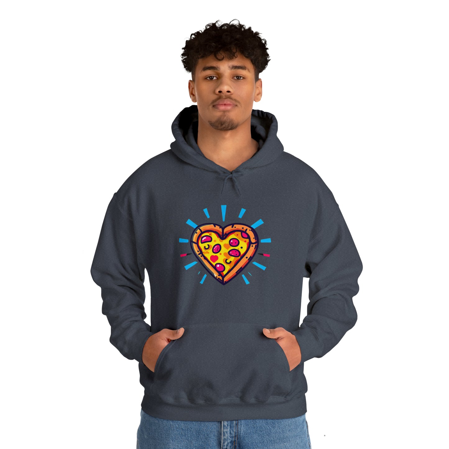 Slice of Love: Pizza My Heart Unisex Hoodie | Pizza Passion Hoodies