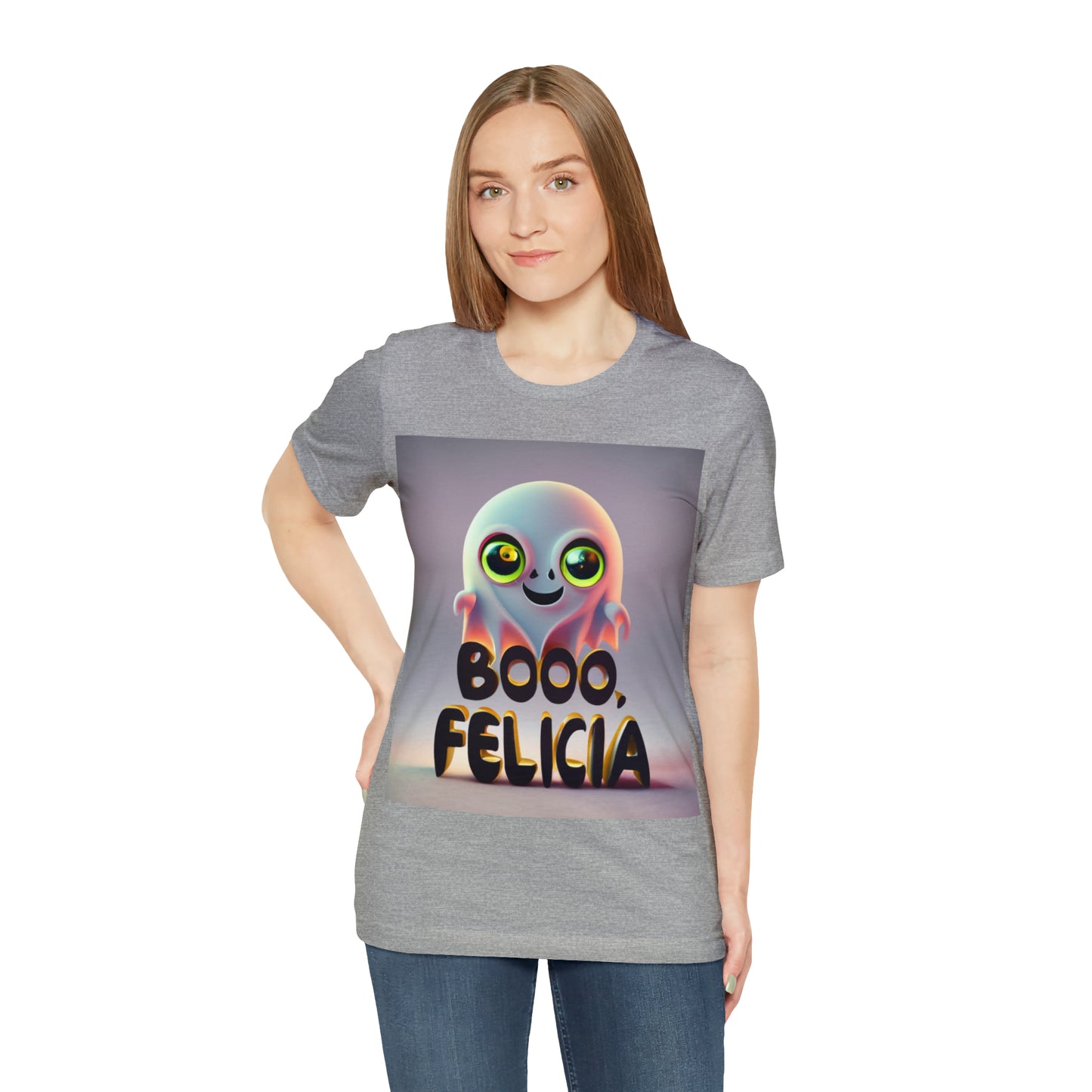 Boo Felicia Halloween T-shirt, Stylish Spooky Wear | Halloween Vibes Tee