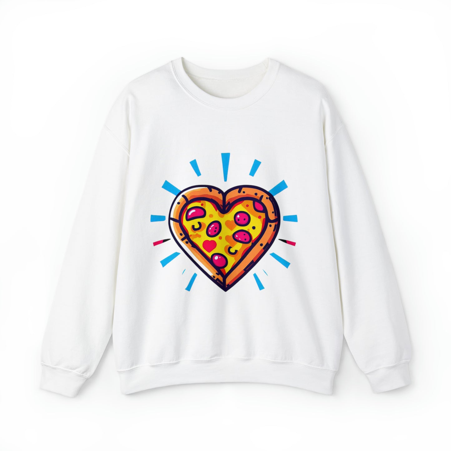 Slice of Love Sweatshirt | Pizza My Heart Unisex Sweatshirt